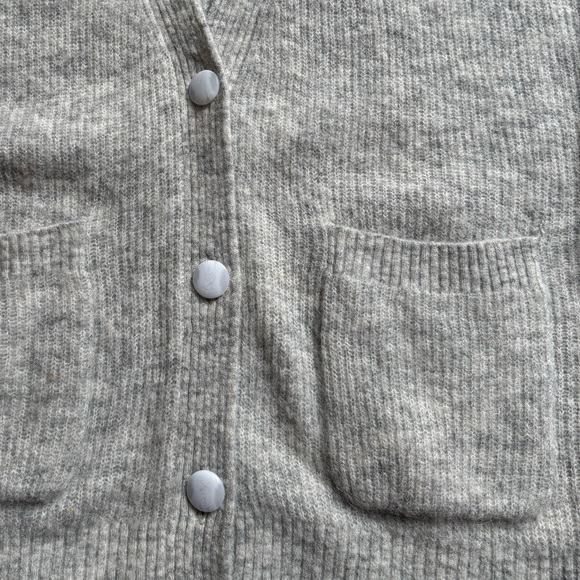 & Other Stories Alpaca Gray Oversized Cardigan Size Small - Picture 10 of 12